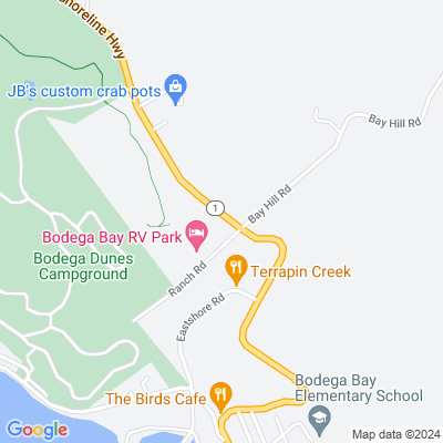 Map for Bodega Bay RV Park
