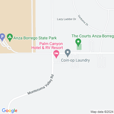 Map for Palm Canyon Hotel and RV Resort