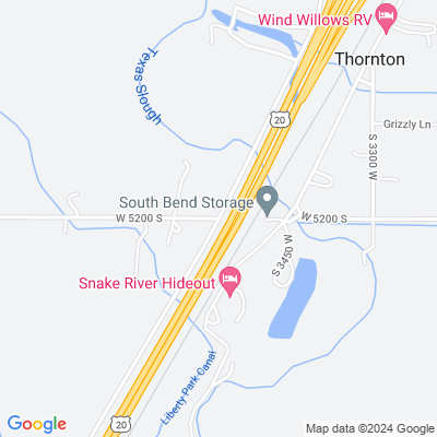 Map for Wakeside Lake RV Park