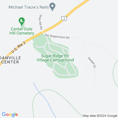 Map for Sugar Ridge RV Village & Campground